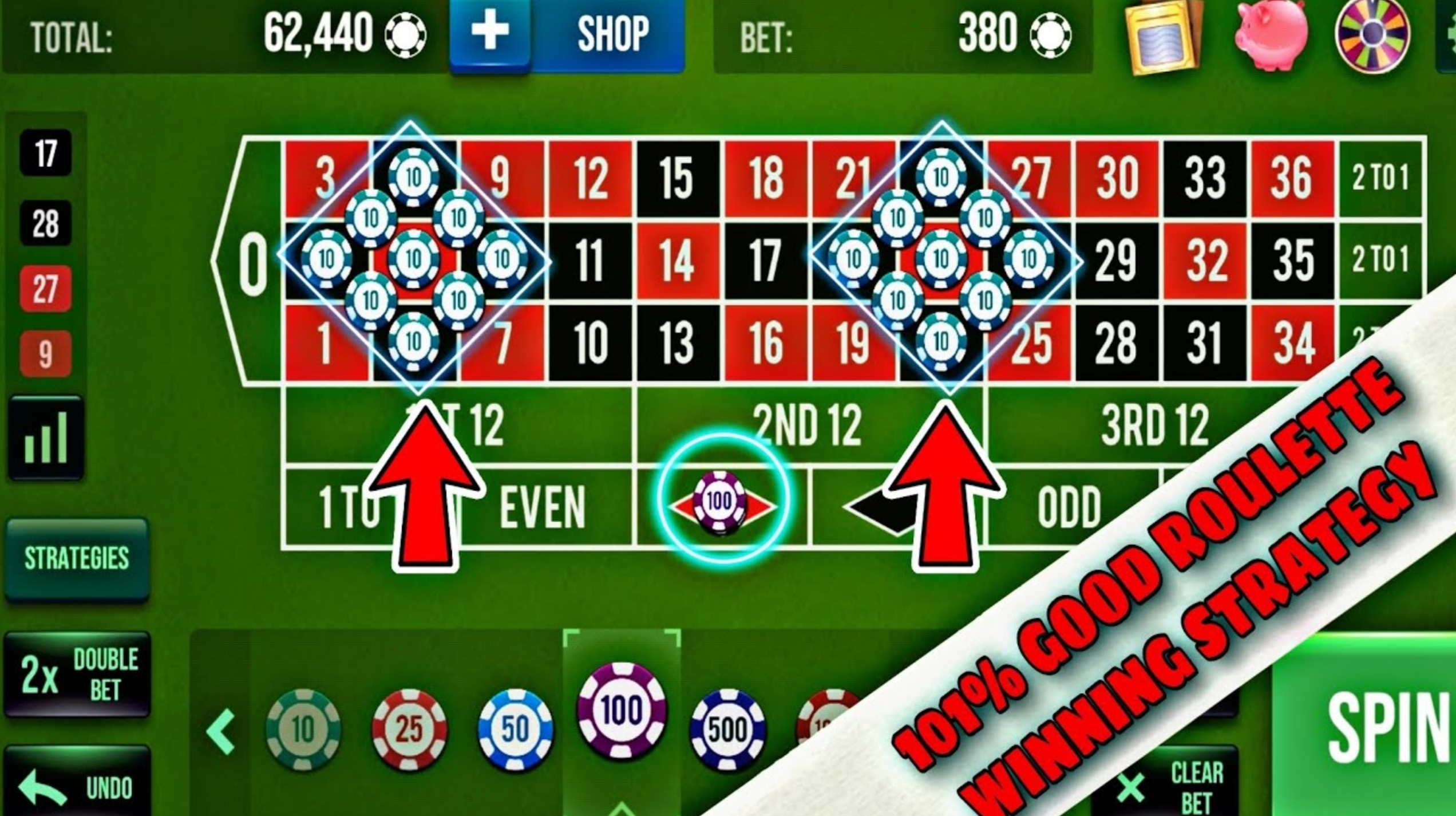 101% GOOD Roulette Winning Strategy
